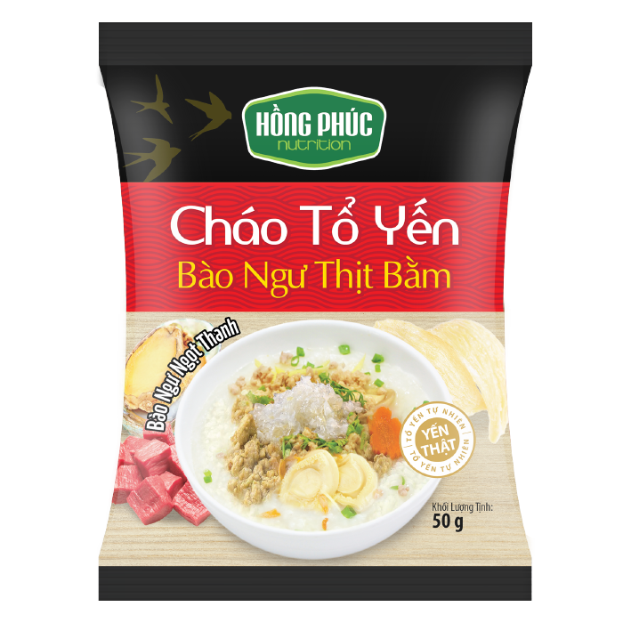 CHÁO TỔ YẾN BÀO NGƯ HỒNG PHÚC