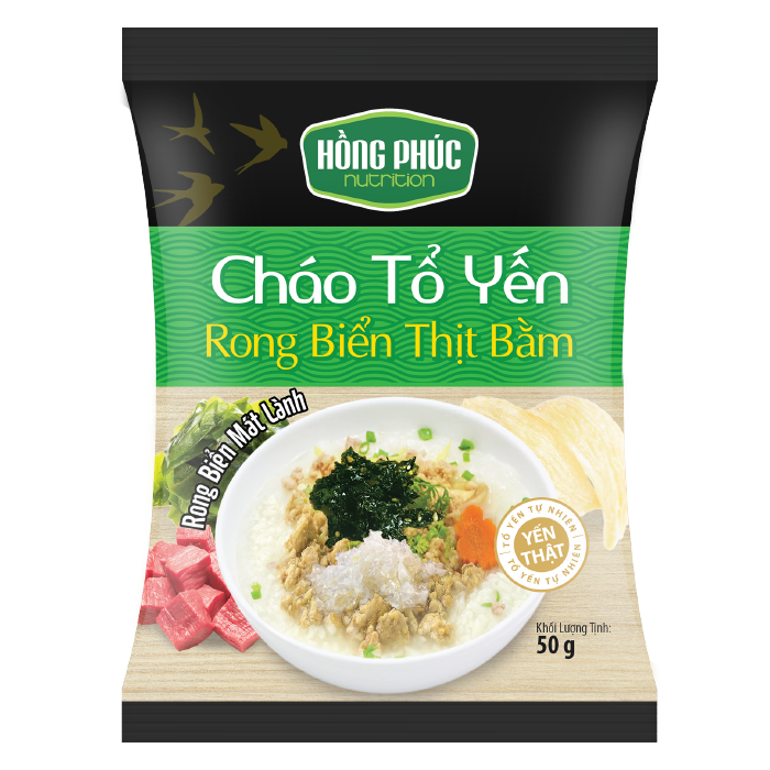 CHÁO TỔ YẾN RONG BIỂN HỒNG PHÚC